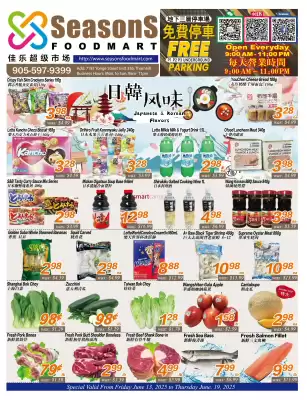 Seasons Foodmart flyer (valid until 19-06)