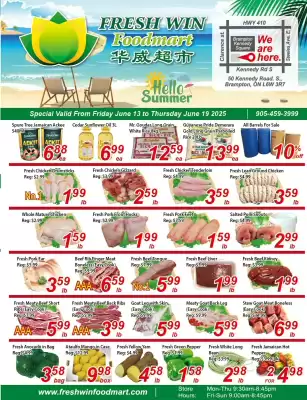 Fresh Win Foodmart flyer (valid until 19-06)