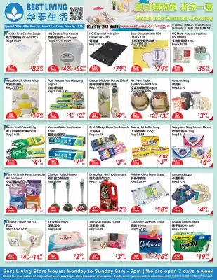 Best Living flyer (valid until 19-06)