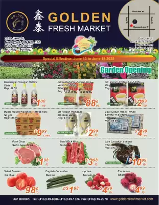 Golden Fresh Market flyer (valid until 19-06)