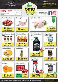Oma Fresh Foods flyer week 24 Page 1