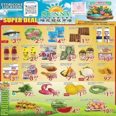 Sunny Food Mart flyer (valid until 19-06)