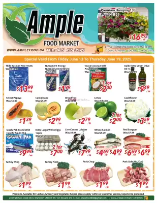 Ample Food Market flyer (valid until 19-06)