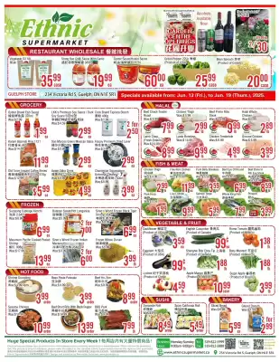 Ethnic Supermarket flyer (valid until 19-06)