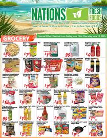 Nations Fresh Foods flyer week 24 Page 1