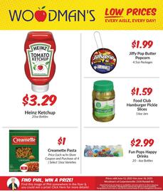 Woodman's Weekly Ad week 24 Page 1