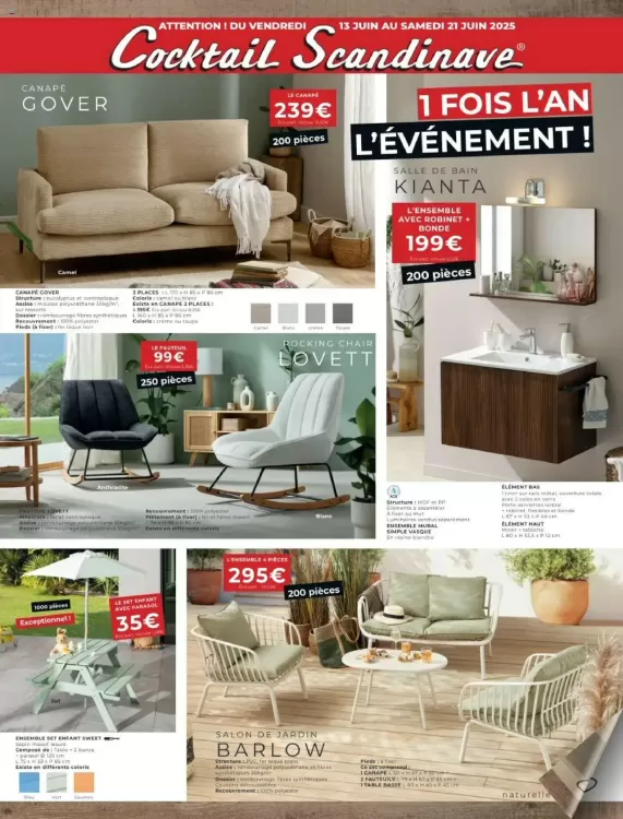 Catalogue Cocktail Scandinave (valable jusqu'au 21-06)