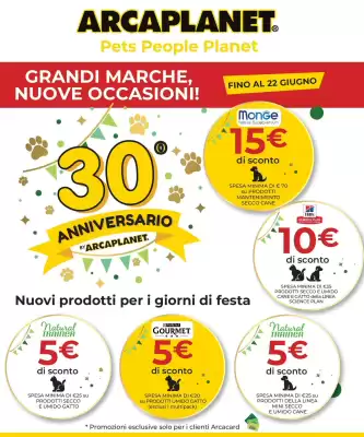 Volantino Arcaplanet (valido fino al 22-06)