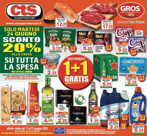 Volantino CTS Supermercati Pagina 1