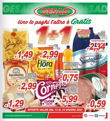 Volantino Gesad Supermercati (valido fino al 24-06)