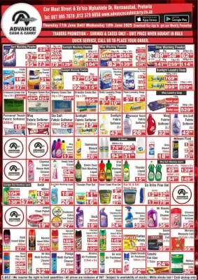 Advance Cash n Carry catalogue (valid until 18-06)