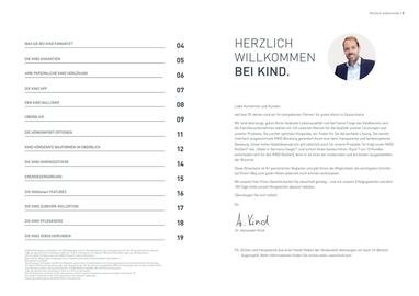 Kind Hörgeräte Prospekt Seite 2