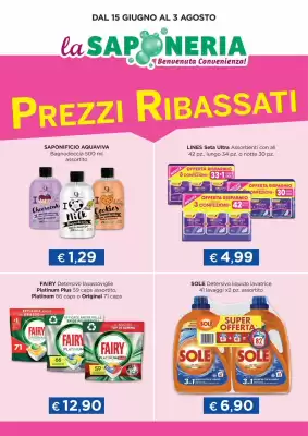 Volantino La Saponeria (valido fino al 3-08)