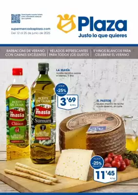 Folleto Supermercados Plaza (válido hasta el 25-06)