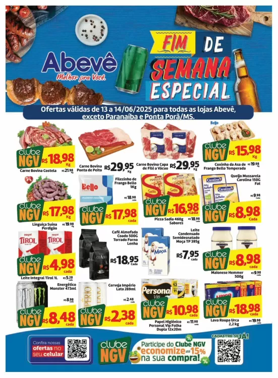 Catálogo Abevê Supermercados (válido até 14-06)