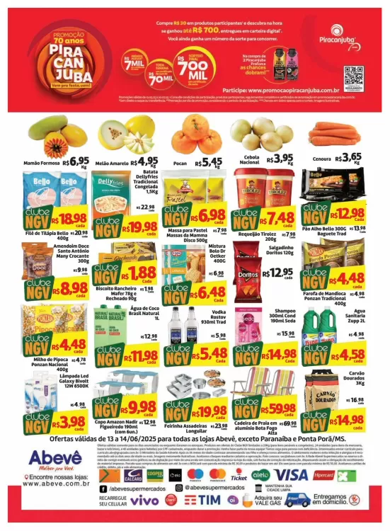 Catálogo Abevê Supermercados (válido até 14-06)