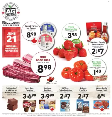 AG Foods flyer (valid until 19-06)