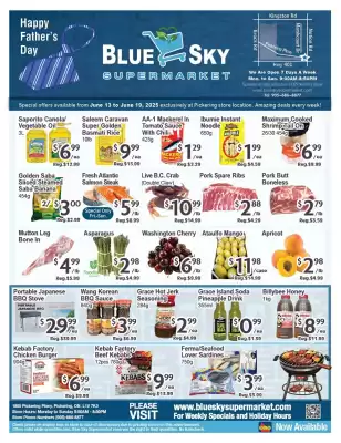 Blue Sky Supermarket flyer (valid until 19-06)
