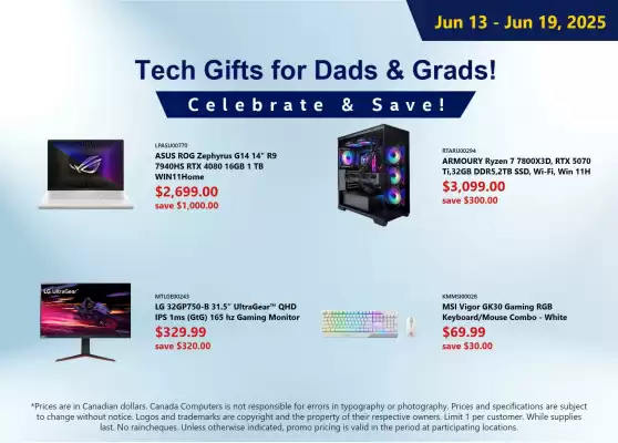 Canada Computers flyer (valid until 19-06)