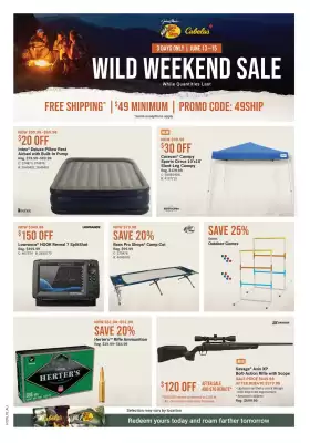 Cabela's flyer (valid until 19-06)