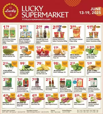 Lucky Supermarket flyer (valid until 19-06)