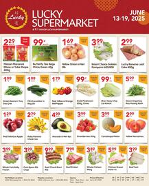 Lucky Supermarket flyer week 24 Page 1