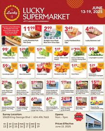 Lucky Supermarket flyer week 24 Page 1
