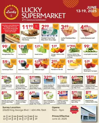Lucky Supermarket flyer (valid until 19-06)