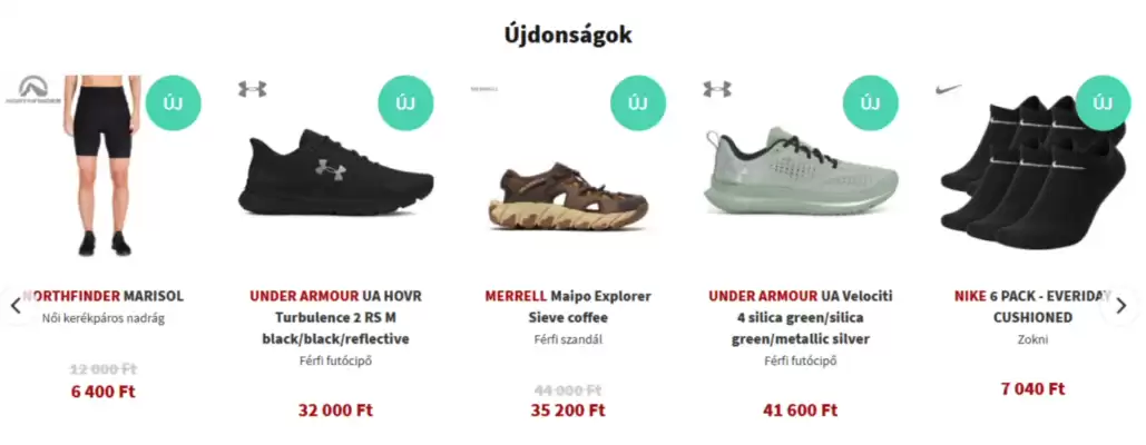 Exisport akciós újság (érvényes eddig: 23-06)