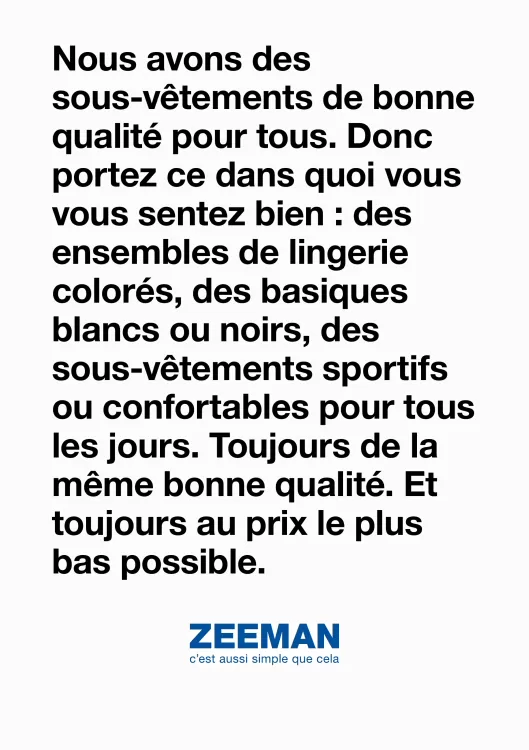 Catalogue Zeeman (valable jusqu'au 27-06)