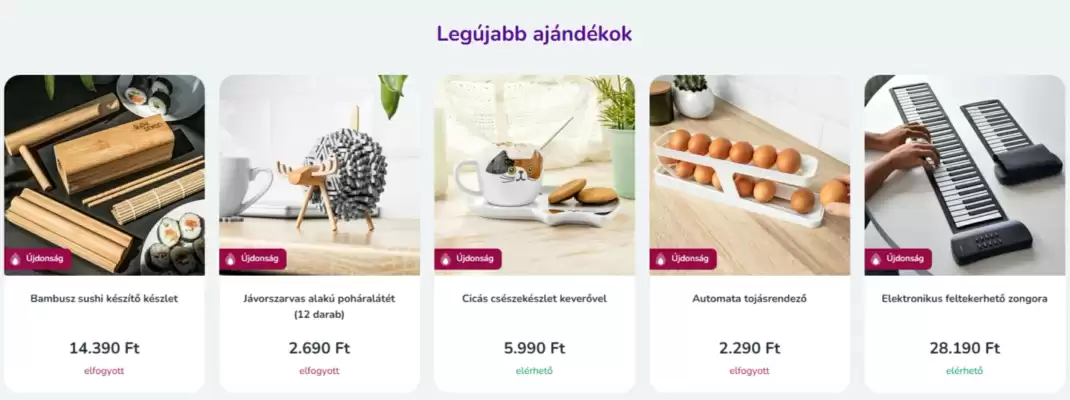 Eredeti Ajándékok akciós újság (érvényes eddig: 23-06)