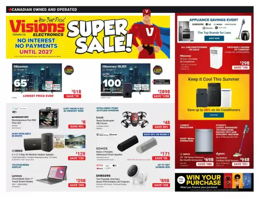 Visions Electronics flyer (valid until 19-06)