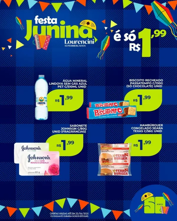 Catálogo Lourencini Supermercados (válido até 23-06)