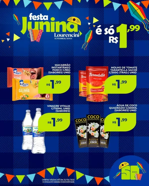 Catálogo Lourencini Supermercados (válido até 23-06)