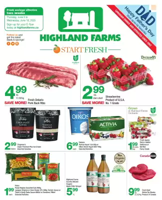 Highland Farms flyer (valid until 18-06)