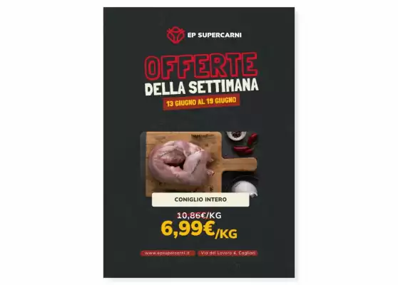Volantino EP Supercarni (valido fino al 19-06)