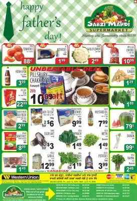 Sabzi Mandi Supermarket flyer (valid until 19-06)