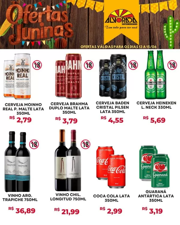 Catálogo Alvorada Supermercados (válido até 15-06)