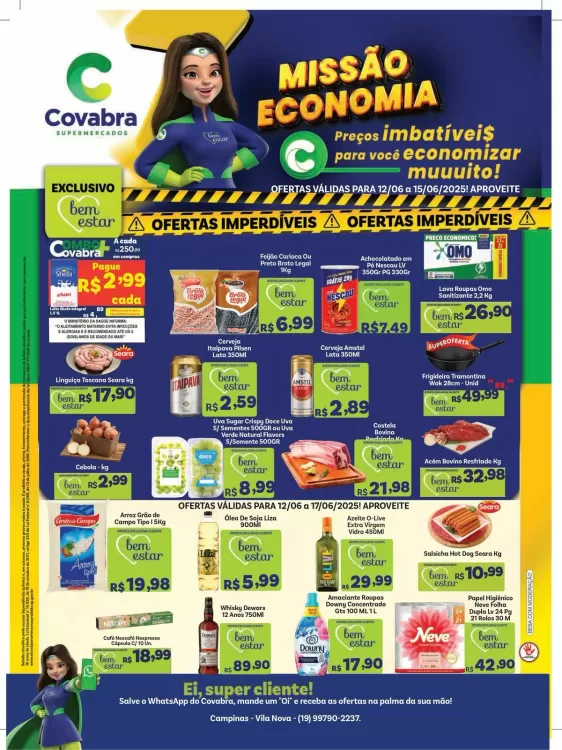 Catálogo Covabra Supermercados (válido até 17-06)