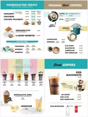 Cinnabon catalogue (valid until 31-08)
