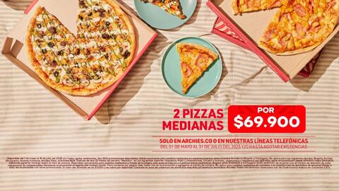 Catálogo Archie's Pizza Página 1