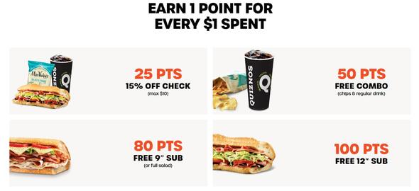 Quiznos flyer Page 1