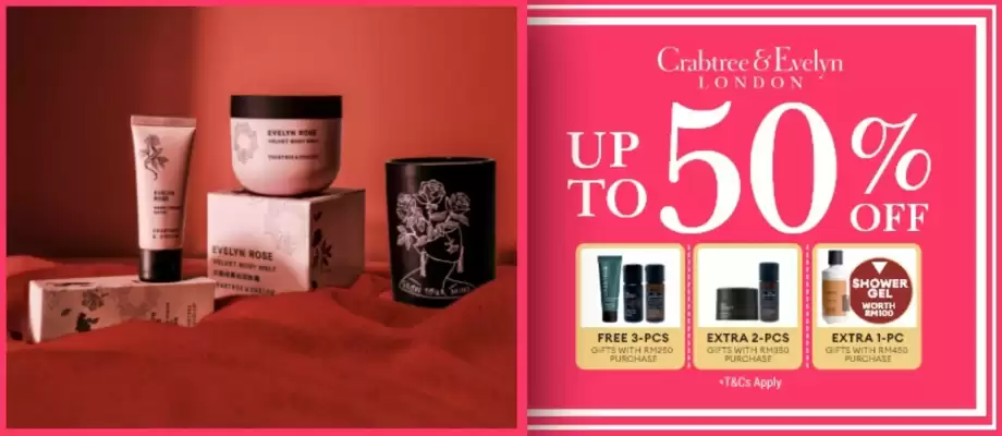 Crabtree & Evelyn flyer (valid until 13-07)