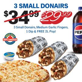 Greco Pizza flyer Page 3