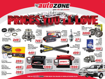 AutoZone catalogue Page 1