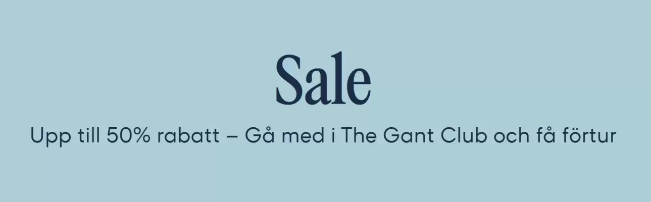 Gant reklamblad (giltig till och med 20-06)
