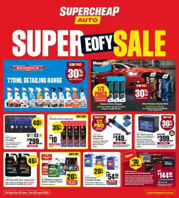SuperCheap Auto catalogue (valid until 29-06)