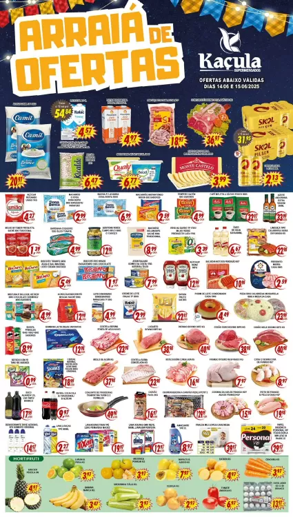 Catálogo Kaçula Supermercados (válido até 17-06)