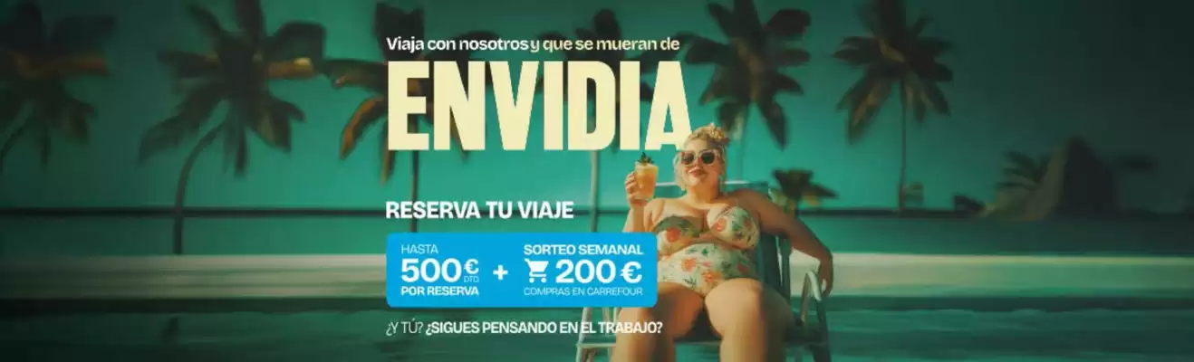 Folleto Carrefour Viajes (válido hasta el 5-08)
