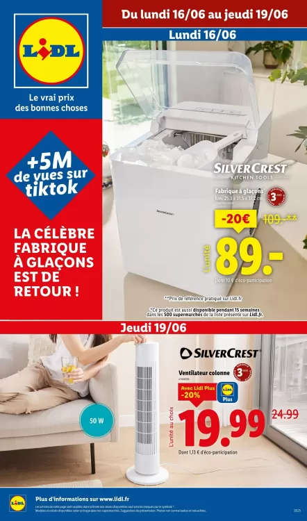 Catalogue Lidl (valable jusqu'au 19-06)